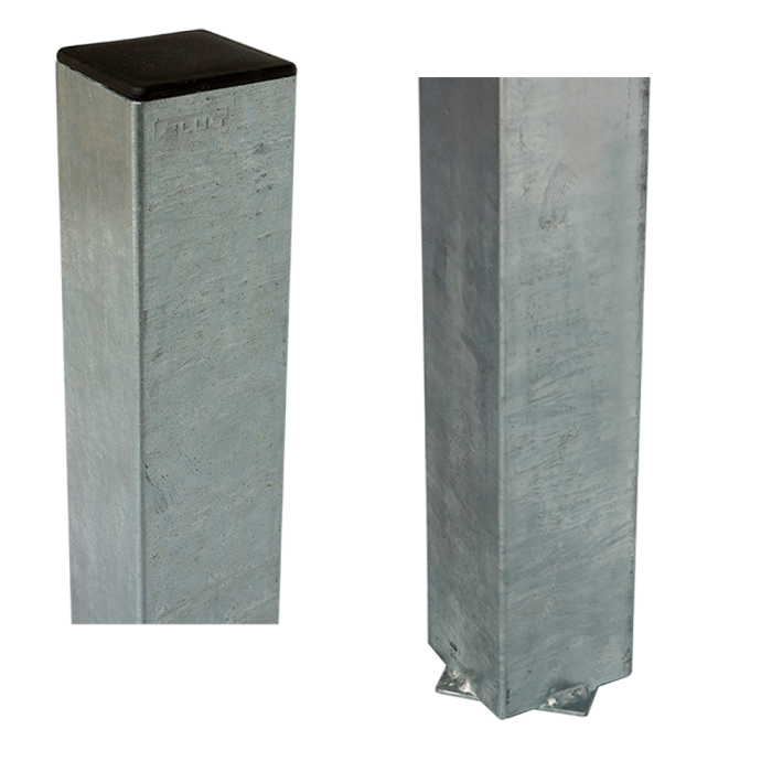 Maladroit Bachelor opleiding verslag doen van Stalen paal om in beton te gieten, vierkant 8x8x268cm