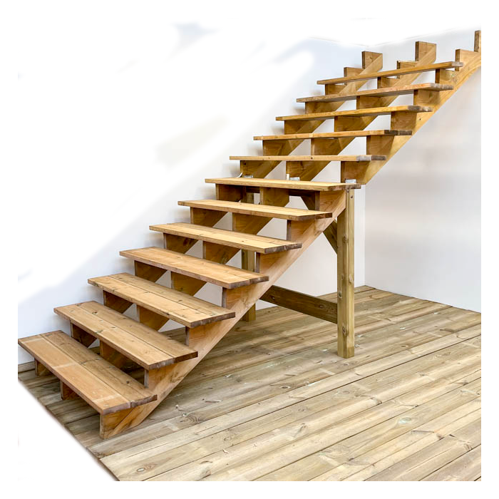 Escalera madera - escalera exterior