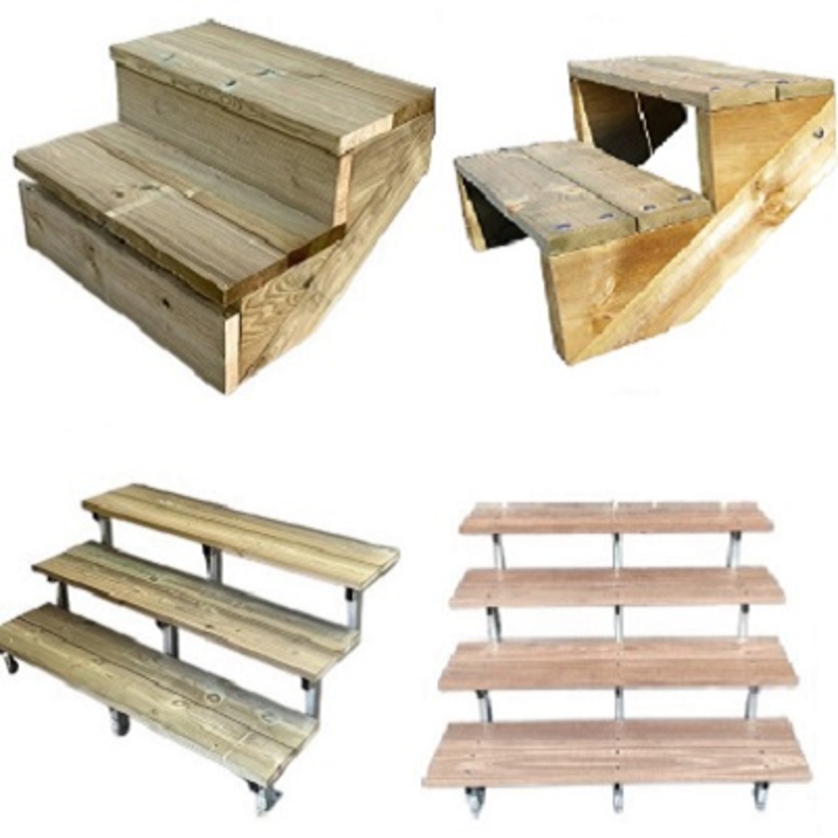 Lot de 2 Supports pour empiler le bois, en Acier galvanisé, Utilisation  polyvalente pour différentes longueurs de bois, pour intérieur ou extérieur  acheter en ligne à bas prix